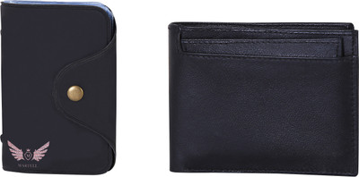 

Martell Men Black Artificial Leather Wallet(6 Card Slots)