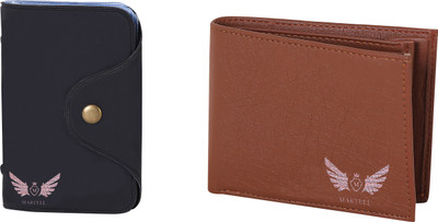 

Martell Men Brown Artificial Leather Wallet(6 Card Slots), Black