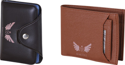 

Martell Men Brown Artificial Leather Wallet(6 Card Slots)