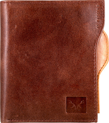

Adam Zac Men Casual Brown Genuine Leather Wallet(8 Card Slots), Brown-tan