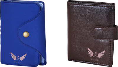 

Martell Men Brown Artificial Leather Wallet(6 Card Slots), Blue