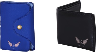 

Martell Men Black Artificial Leather Wallet(6 Card Slots), Blue