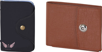 

Martell Men Brown Artificial Leather Wallet(6 Card Slots), Black