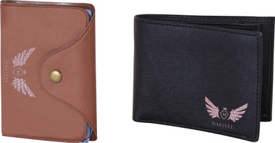 

Martell Men Black Artificial Leather Wallet(6 Card Slots), Brown