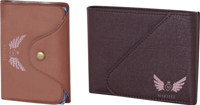 

Martell Men Brown Artificial Leather Wallet(6 Card Slots)