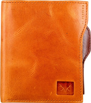 

Adam Zac Men Tan Genuine Leather Wallet(8 Card Slots), Tan-brown