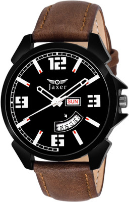 

Jaxer JXRM2105 Black Day And Date Watch - For Men