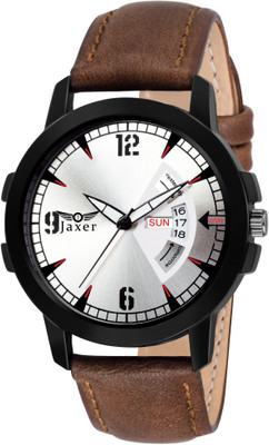 

Jaxer JXRM2113 Silver Day And Date Watch - For Men