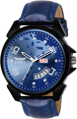 

Jaxer JXRM2109 Blue Day And Date Watch - For Men