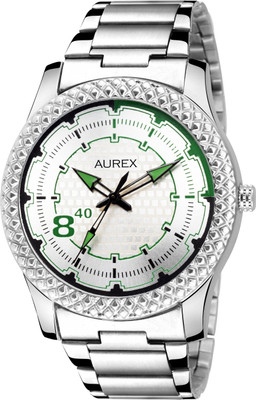 Aurex AWESOME WHITE+GREEN DIAL BOY'S Analog Watch  - For Men