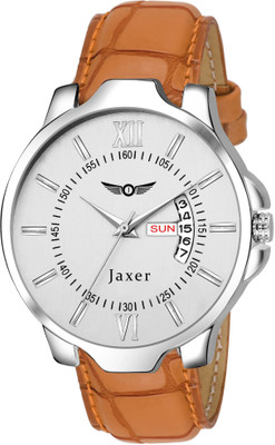 

Jaxer JXRM2120 Brown Day And Date Watch - For Men