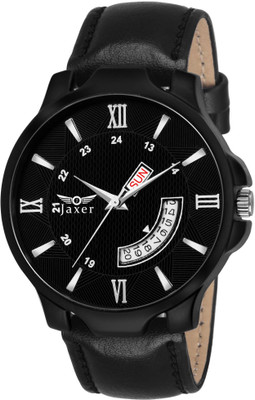 

Jaxer JXRM2101 Black Day And Date Watch - For Men