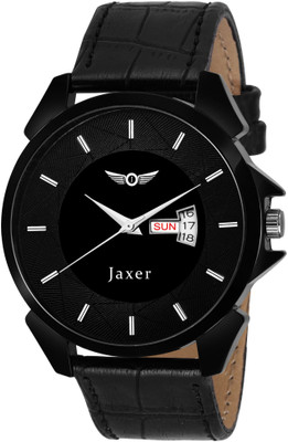 

Jaxer JXRM2110 Black Day And Date Watch - For Men