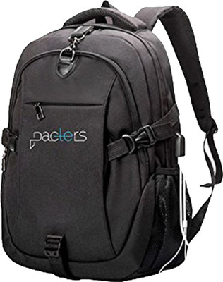 

Pacters USB and Headphone port for Charging Outdoor Sports Waterproof Multifunction Hiking Climbing 1 L Laptop Backpack(Black)