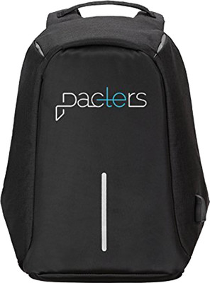 

Pacters Polyester 10 Ltr Black Laptop Backpack With USB Charging and Headphone (Port) 1 L Laptop Backpack(Black)