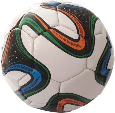 

GUNU Addidas style Genuine PU leather export quaility Football Football - Size: (Pack of 1, White, Malticolour