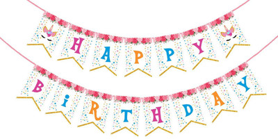 

PARTY PROPZ Unicorn Banner / unicorn party supplies for birthday / unicorn happy birthday banner Banner(6 ft, Pack of 1)