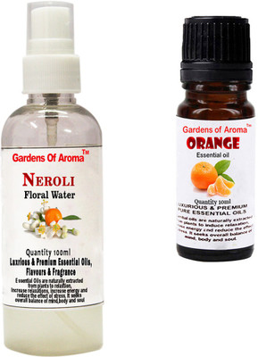Gardens Of Aroma Neroli Floral Water And Orange Essential Oil(110 ml)