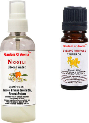 

Gardens Of Aroma Neroli Floral Water And Evening primrose Essential Oil(110 ml)