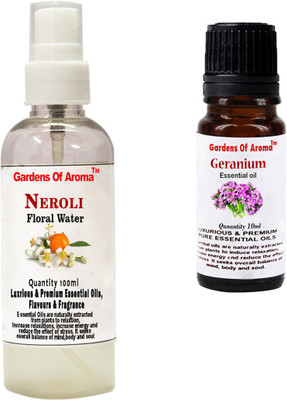 

Gardens Of Aroma Neroli Floral Water And Geranium Essential Oil(110 ml)