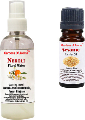 

Gardens Of Aroma Neroli Floral Water And Sesame Essential Oil(110 ml)