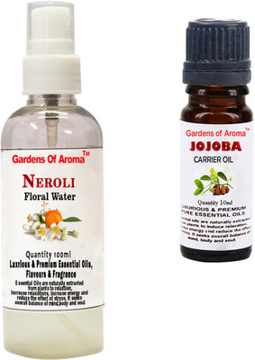 

Gardens Of Aroma Neroli Floral Water And Jojoba Essential Oil(110 ml)
