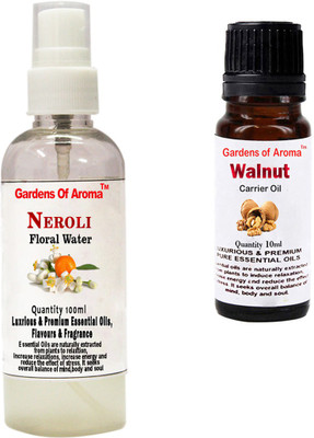 

Gardens Of Aroma Neroli Floral Water And Walnut Essential Oil(110 ml)