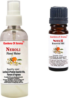 

Gardens Of Aroma Neroli Floral Water And Neroli Essential Oil(110 ml)