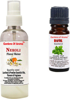 

Gardens Of Aroma Neroli Floral Water And Basil Essential Oil(110 ml)