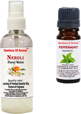 

Gardens Of Aroma Neroli Floral Water And Peppermint Essential Oil(110 ml)