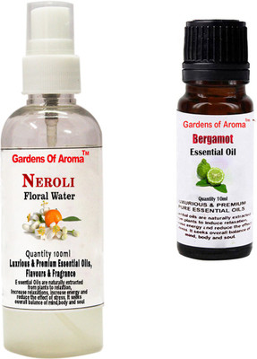 

Gardens Of Aroma Neroli Floral Water And Bergamot Essential Oil(110 ml)