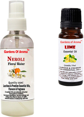 

Gardens Of Aroma Neroli Floral Water And Lime Essential Oil(110 ml)