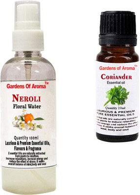

Gardens Of Aroma Neroli Floral Water And Coriander Essential Oil(110 ml)