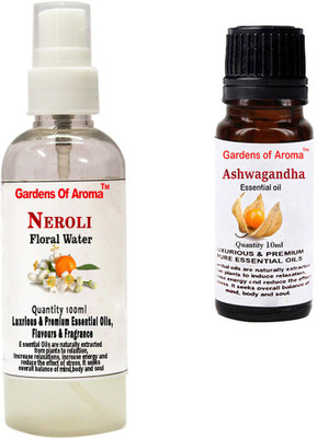 

Gardens Of Aroma Neroli Floral Water And Ashwagandha Essential Oil(110 ml)