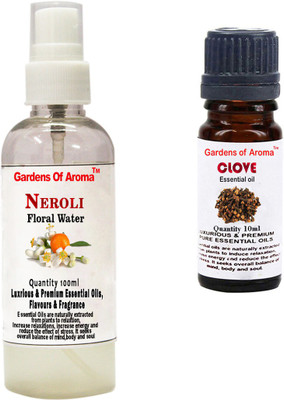 

Gardens Of Aroma Neroli Floral Water And Clove Essential Oil(110 ml)