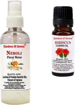 

Gardens Of Aroma Neroli Floral Water And Hibiscus Essential Oil(110 ml)