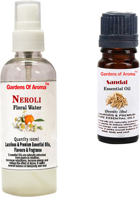 

Gardens Of Aroma Neroli Floral Water And Sandal Essential Oil(110 ml)