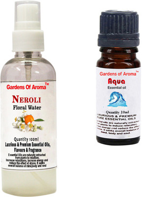

Gardens Of Aroma Neroli Floral Water And Aqua Essential Oil(110 ml)