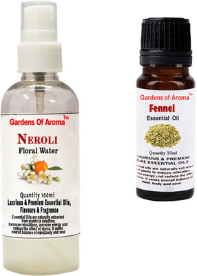 

Gardens Of Aroma Neroli Floral Water And Fennel Essential Oil(110 ml)