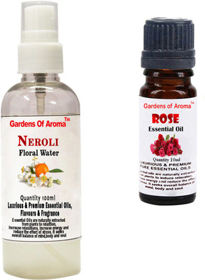 

Gardens Of Aroma Neroli Floral Water And Rose Essential Oil(110 ml)