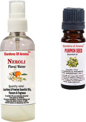 

Gardens Of Aroma Neroli Floral Water And Pumkinseed Essential Oil(110 ml)