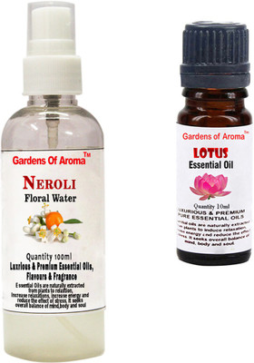 

Gardens Of Aroma Neroli Floral Water And Lotus Essential Oil(110 ml)