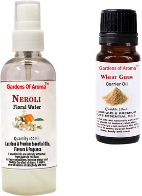 

Gardens Of Aroma Neroli Floral Water And Wheatgerm Essential Oil(110 ml)