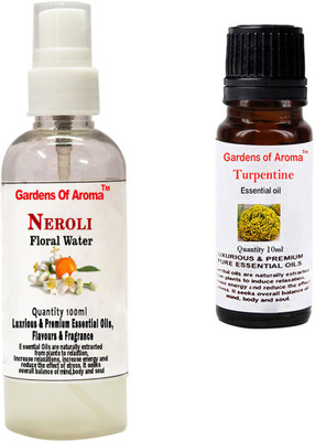 

Gardens Of Aroma Neroli Floral Water And Turpentine Essential Oil(110 ml)