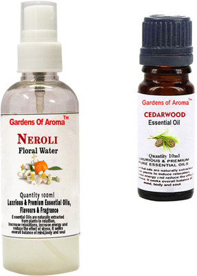 

Gardens Of Aroma Neroli Floral Water And Cedarwood Essential Oil(110 ml)