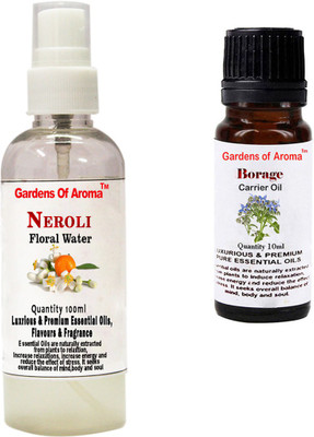 

Gardens Of Aroma Neroli Floral Water And Borage Essential Oil(110 ml)