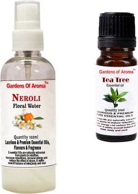 

Gardens Of Aroma Neroli Floral Water And Tea Tree Essential Oil(110 ml)