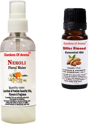 

Gardens Of Aroma Neroli Floral Water And Bitter Almond Essential Oil(110 ml)