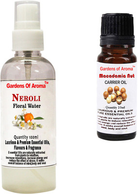 

Gardens Of Aroma Neroli Floral Water And Macadamia Nut Essential Oil(110 ml)