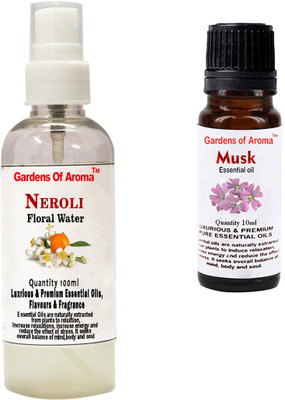 

Gardens Of Aroma Neroli Floral Water And Musk Essential Oil(110 ml)